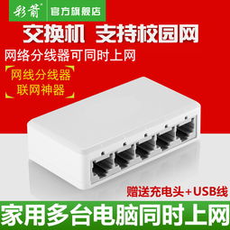 彩箭5口百兆交換機 家用網絡分流中的穩定選擇